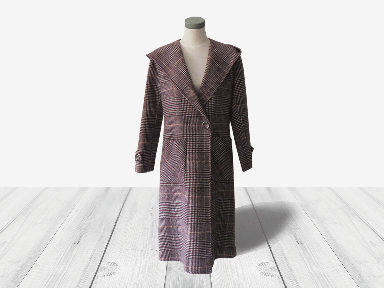 Handmade women’s overcoat