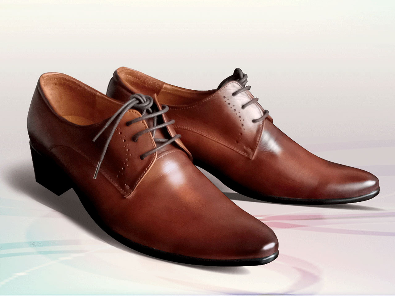 Spring and autumn leather shoes for men