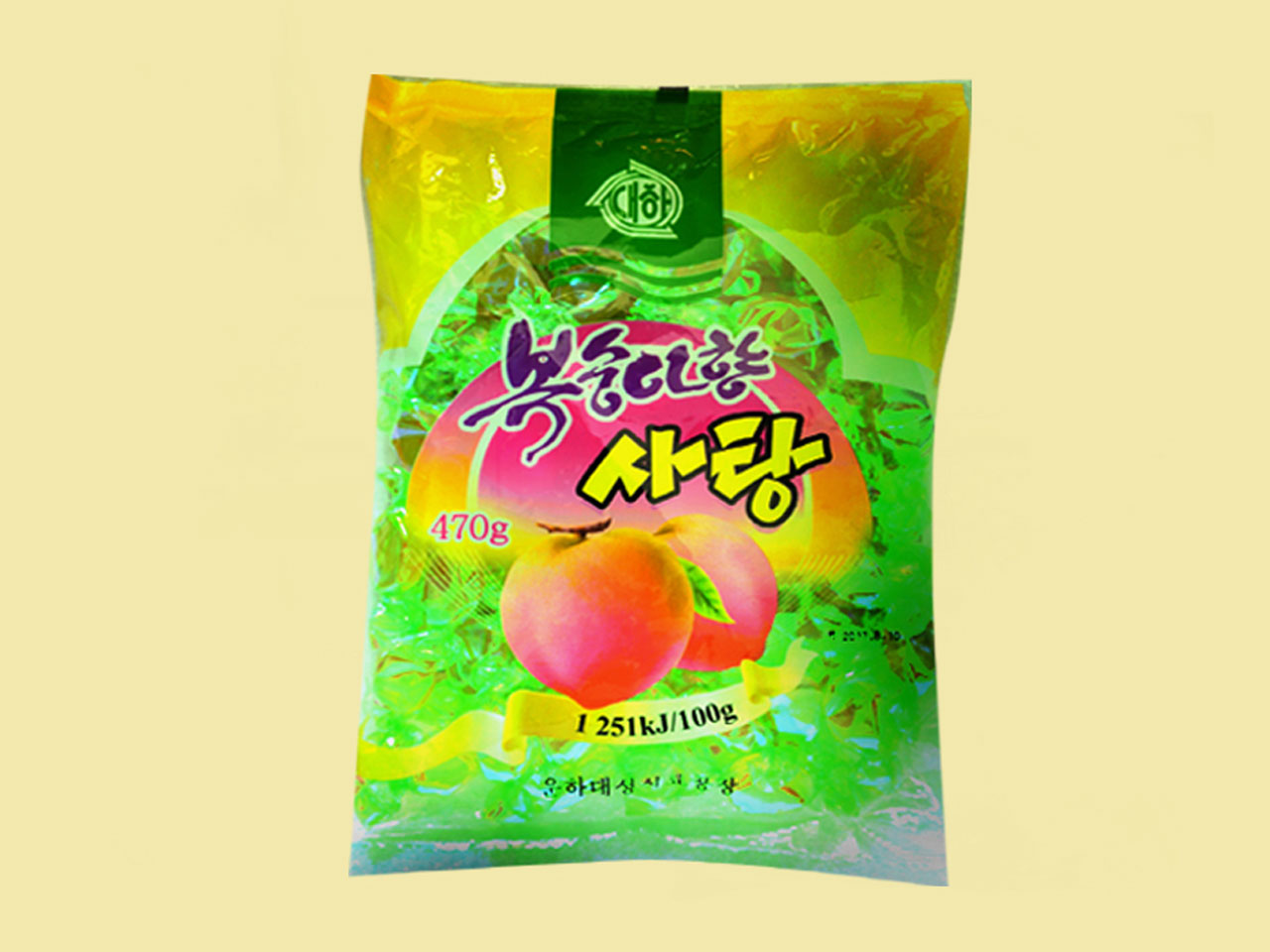 Peach Flavor Candy