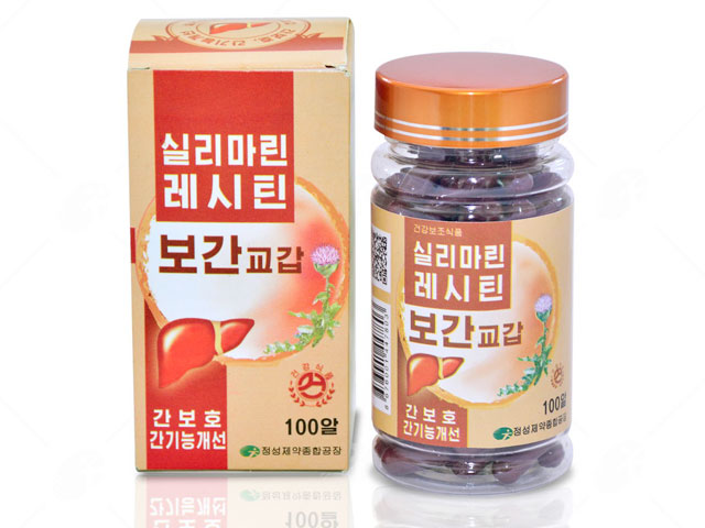 Silymarin lecithin capsule for protecting liver